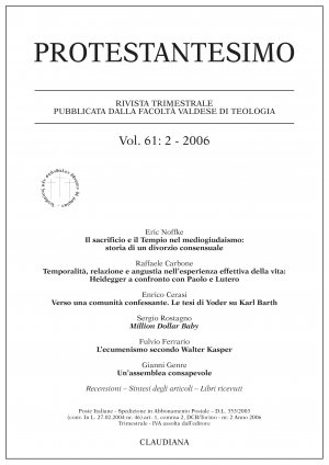 protestantesimo vol 61 : 2