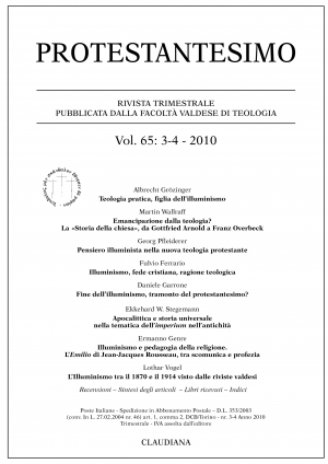 protestantesimo vol 65 : 3-4