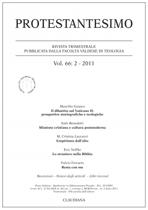 protestantesimo vol 66 : 2