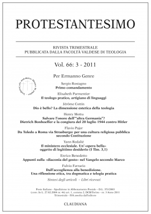 protestantesimo vol 66 : 3