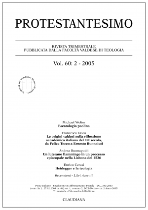 protestantesimo vol 60 : 2