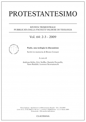 protestantesimo vol 64 : 2-3